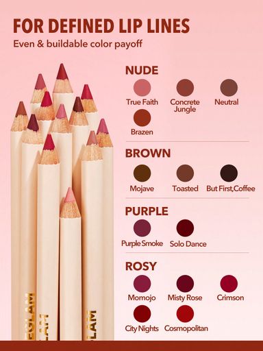 SHEGLAM Lip Facts Lip Liner - Toasted