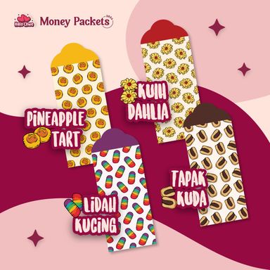 Pineapple Tart Money Packets