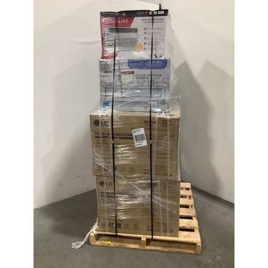 6 Pallets – 49 Pcs – Air Conditioners — New and New Damaged Box- Major Retailer