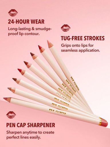 SHEGLAM Lip Facts Lip Liner - But First-Coffee