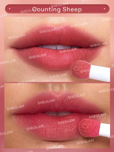 SHEGLAM Pout Pillow Cushion Matte Liquid Lipstick - Counting Sheep