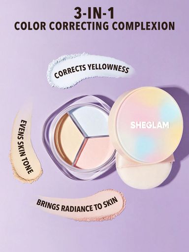 SHEGLAM Radiance Ring 3-In-1 Correcting Setting Powder