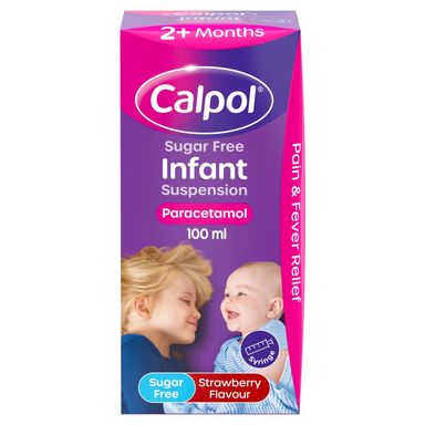 Calpol Infant Sugar-Free Oral Suspension Paracetamol 2+ Months 100ml