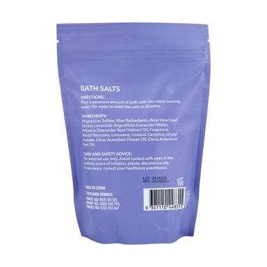 OXX | Bodycare Sleep Bath Salts 500g - Aloe Vera, Lavender and Vetiver - NEW