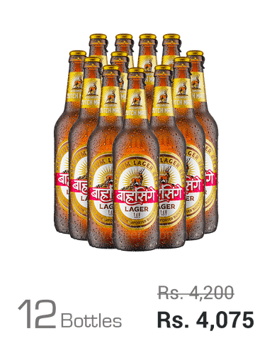 Barahsinghe Premium Lager 650ML x 12 Bottles