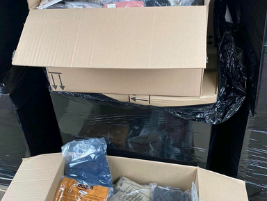 AMAZON named branded clothing pallets