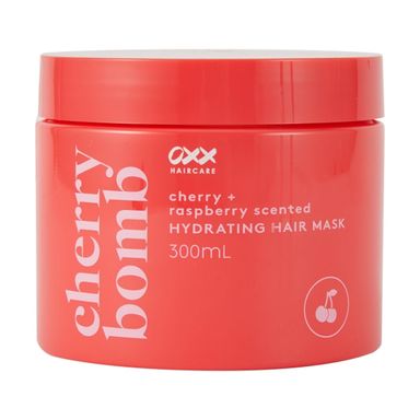 OXX | Haircare Cherry Bomb Hydrating Hair Mask 300ml - Cherry and Raspberry Scented - NEW