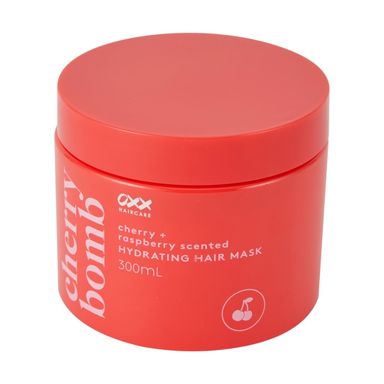 OXX | Haircare Cherry Bomb Hydrating Hair Mask 300ml - Cherry and Raspberry Scented - NEW