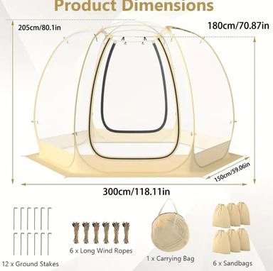 1pc Pop Up Bubble Tent