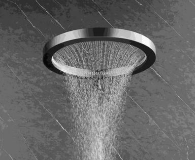 50.8 cm Shower Supercharged Top Spray Black, Rain Shower Top Spray Stainless Steel,