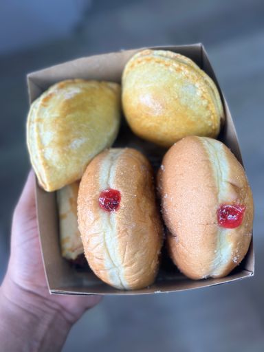 Pastries: PIES AND DOUGHNUTS.