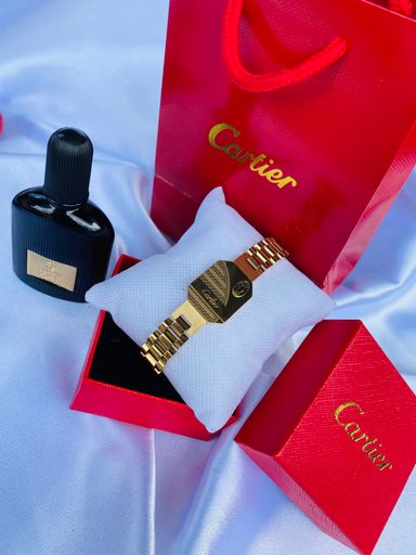 BUY ONE LUXURY BRACELET FOR MENS GET ONE FREE PERFUME 