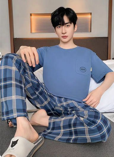 Cotton men pajama set