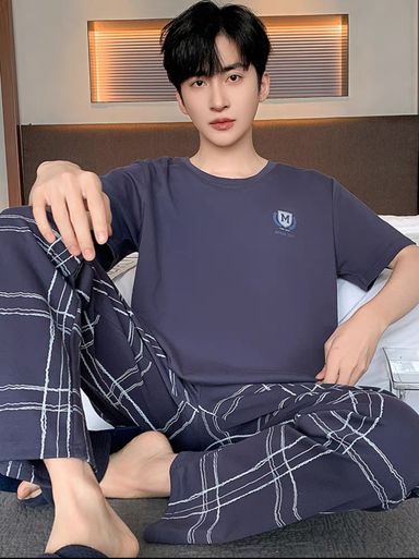 Cotton men pajama set 