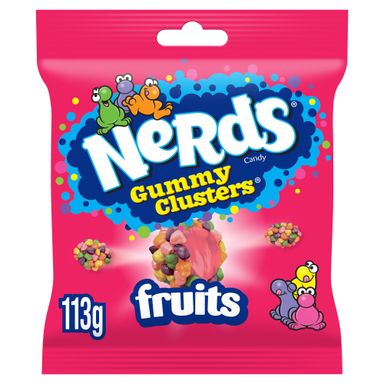 Nerds Gummy Clusters Fruit Flavour Bag 113g