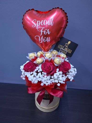 Roses and Ferrero Box 