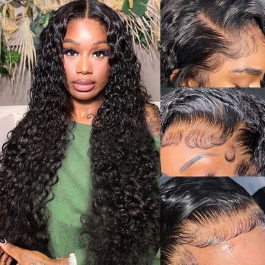 22Inch 13x4 Deep Wave Human Wig