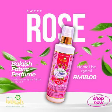 Balqish Fabric Perfume Sweet Rose