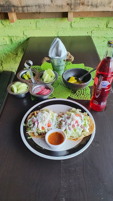 Tostada de res 