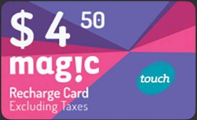 Touch $4.50 prepaid card