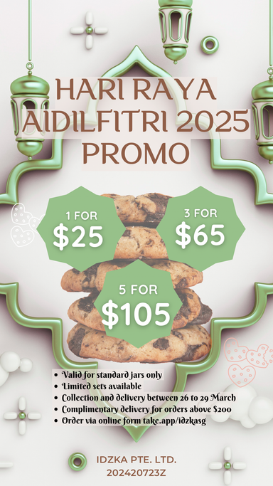 Hari Raya Aidilfitri 2025 Promo 3 for $65 (Standard Jar)