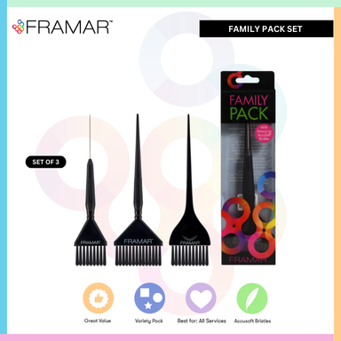 Family Pack Brush Set | Framar