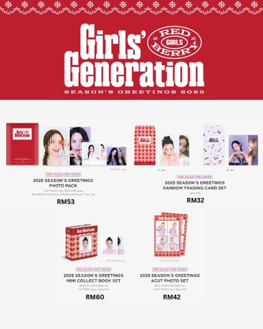 SM Artist 2025 Season’s Greetings Merch (Aespa/NCT Wish/NCT127/NCT Dream/Girls Generation/Super Junior/WayV/TVXQ/Red Velvet/RIIZE/SHINEE)