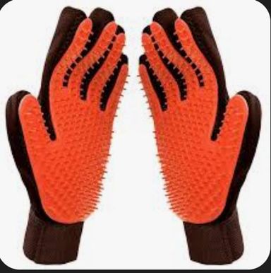 PET DESHEDDING GLOVE*180-50ML RED 