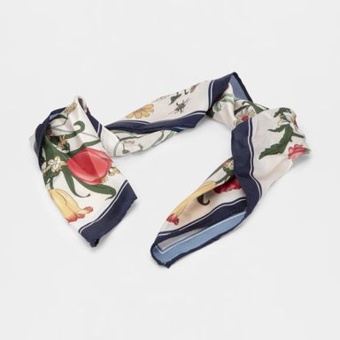 Anko | Hair Scarf - Floral (Blue)