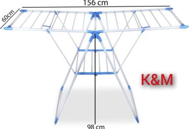 2-Tier Foldable Washing Rack – Space-Saving Laundry Essential