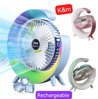 Rechargeable Desktop Fan – Portable, Quiet & Efficient Cooling