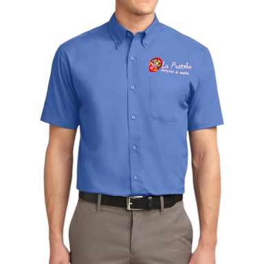 CAMISA HOMBRE MANGA CORTA AZUL CIELO