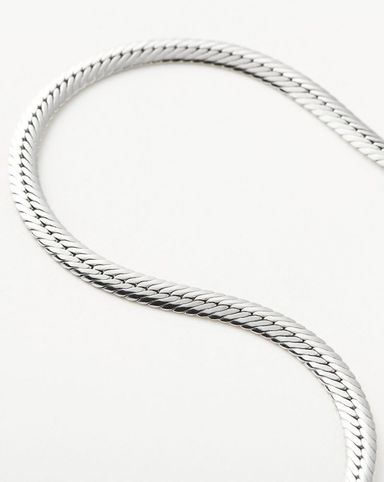 Snake Chain Design Necklace For Men 