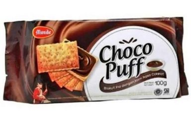 Monde Choco Puff Sandwich Bisuits 100gm