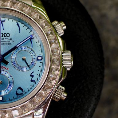 Diamond Blue Arabic Ice Blue Daytona