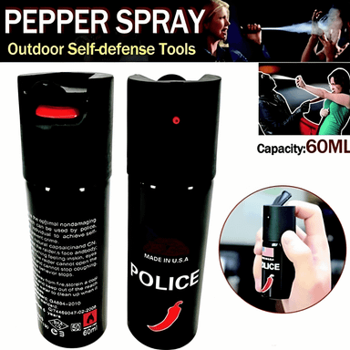 Self Defense Pepper Spray Police 60ml