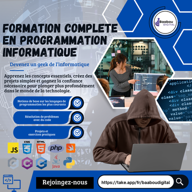 Formation Complète en Programmation Informatique