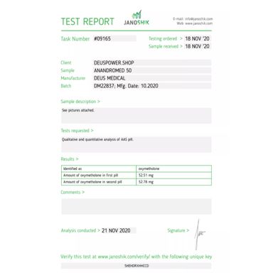 ANADROMED 50 (Oximetolona)