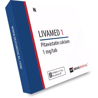 LIVAMED 1 (Pitavastatina Cálcio)