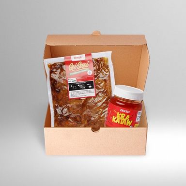 Sei Sapi Bundle 250gr Sambal Krakataw (Free Box)