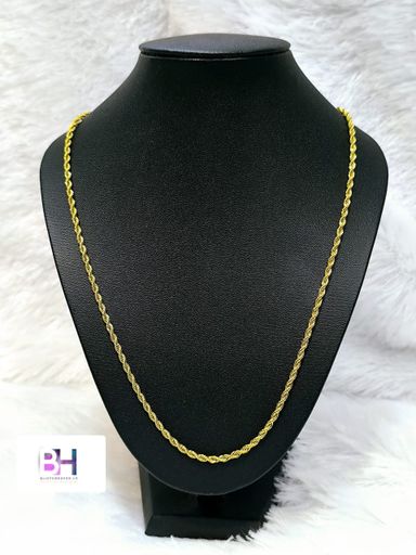 Twisted Rope Design Necklace 