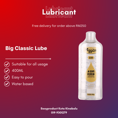 400ML Big Size Water Based Lubricant