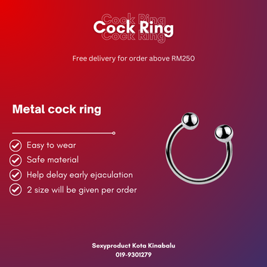 Metal cock ring