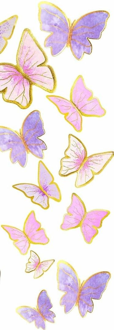 3 Butterfly Pieces