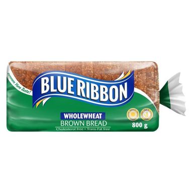 Blue Ribbon Whole Wheat Brown Bread 800g