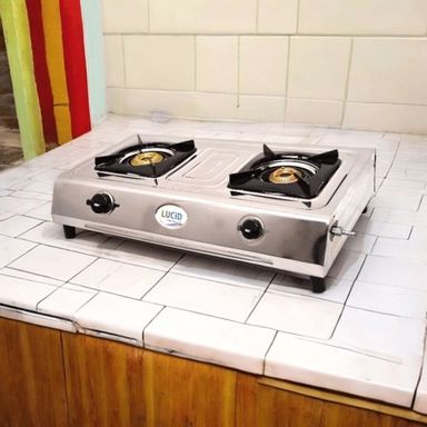 Lucid Stainless Steel Gas Stove-Compact Economy