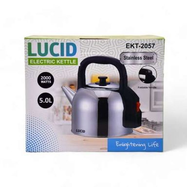 Lucid Electric Kettle 5.L, 2000W, Stainless Steel