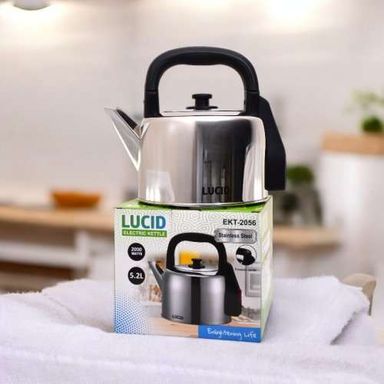 Lucid Electric Kettle 5.2L, 2000W, Stainless Steel