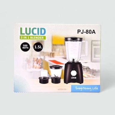 Lucid 3 in1 Blender PJ-80A, 500 WATTS 1.5L