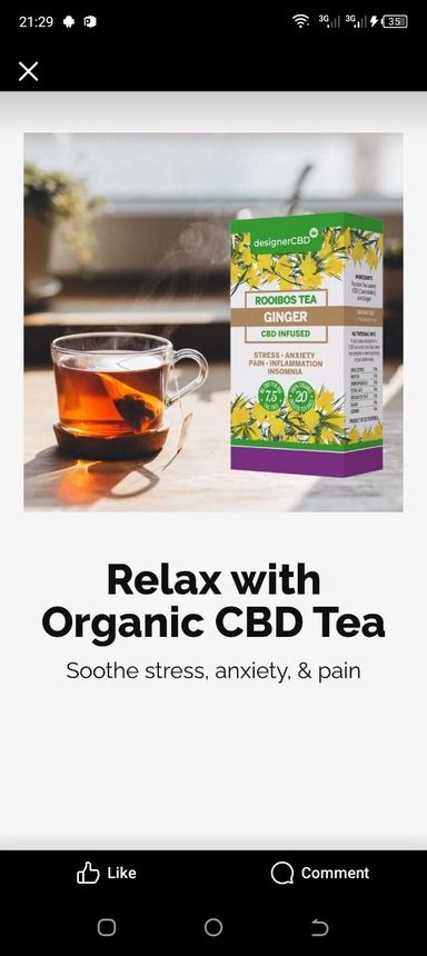 CBD infused tea